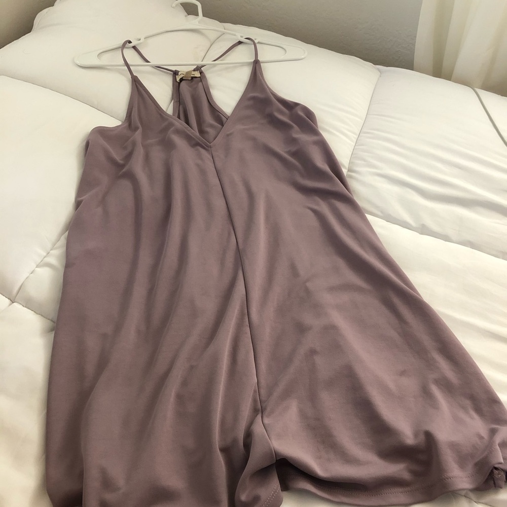 purple free people tank dress